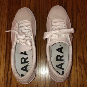 ZARA PLATFORM SNEAKERS WORN ONCE